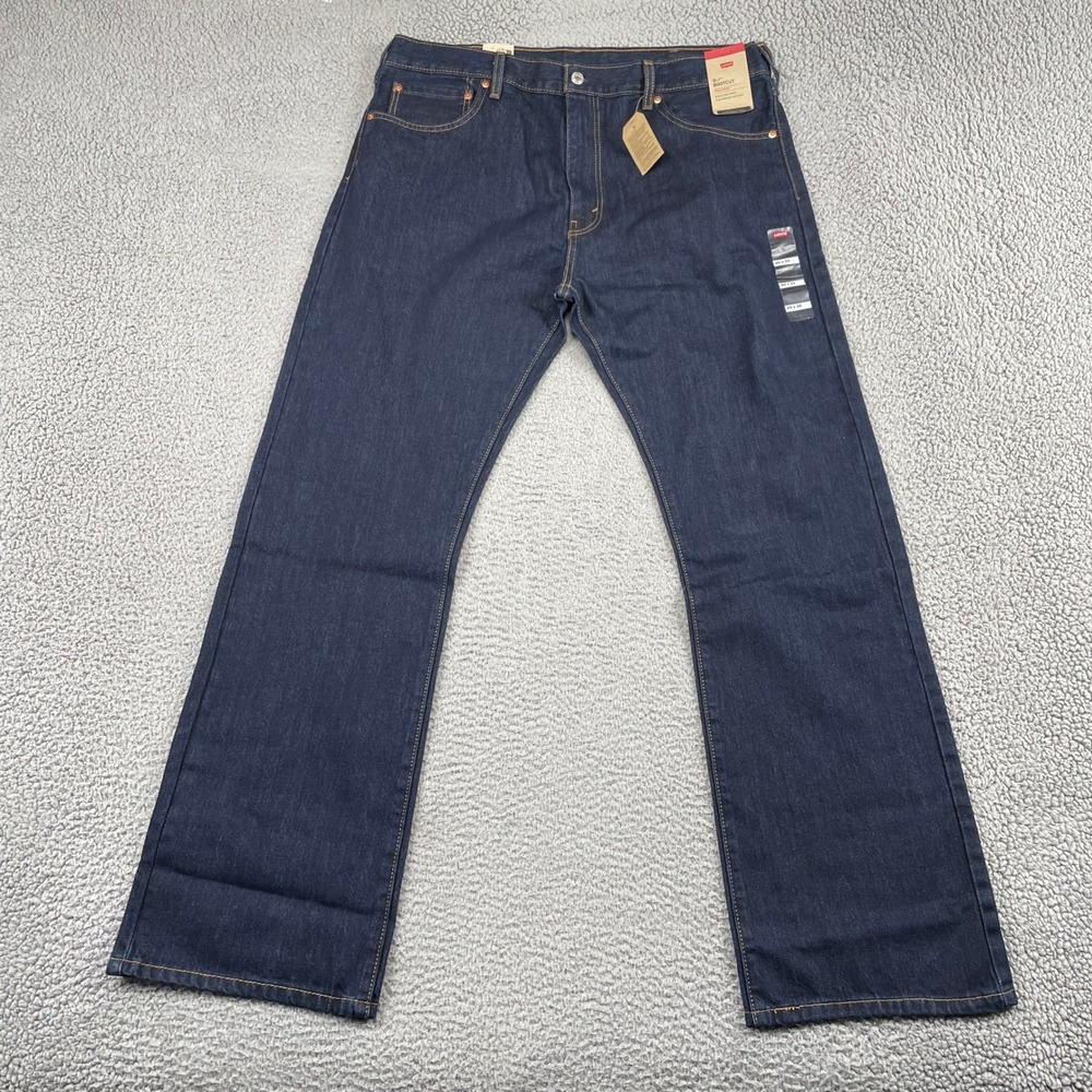 Levis 517 Jeans Mens 40x34 Blue Bootcut Slim Fit Denim 100% Cotton 00517-0216
